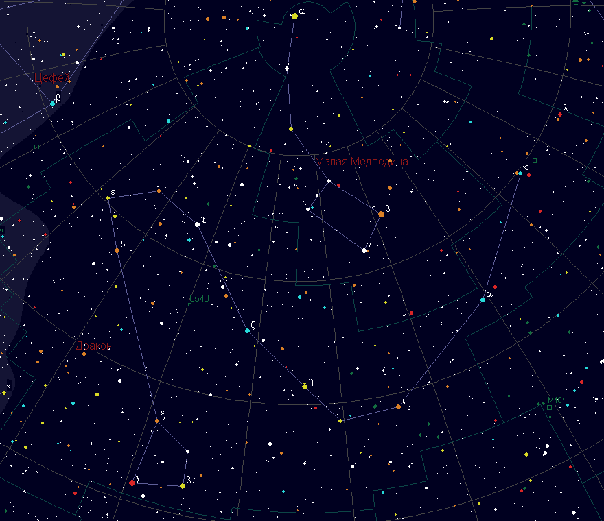 Картинки малая медведица и большая медведица