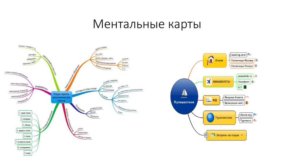 Ментальная карта на тему зож