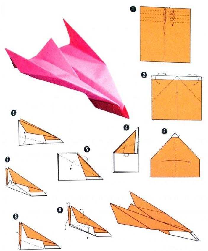Как делать самолетики из бумаги картинки