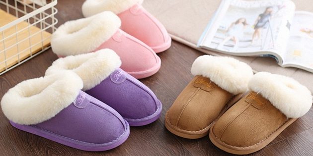 Что подарить маме на Новый год: домашние тапки