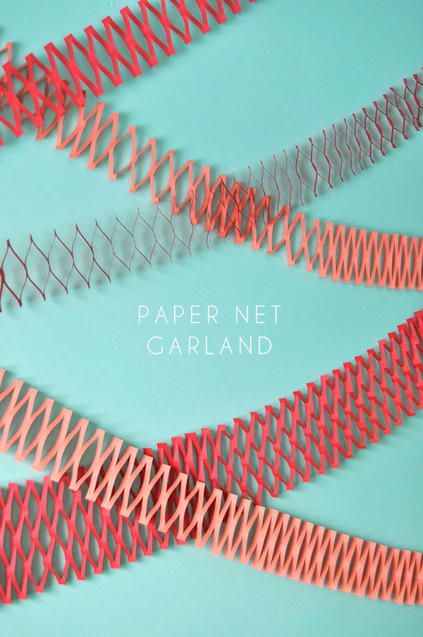 Paper Net Garland DIY 