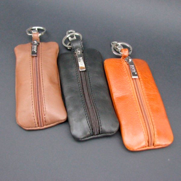Кожаный чехол для ключей