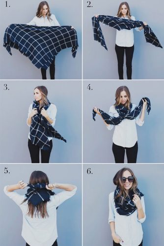 15 Cute Ways How to Wear a Scarf This Fall