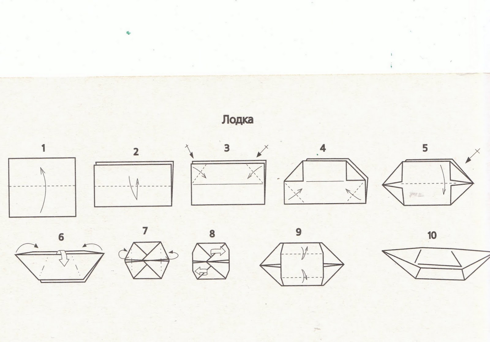 Кораблики из бумаги своими руками схемы