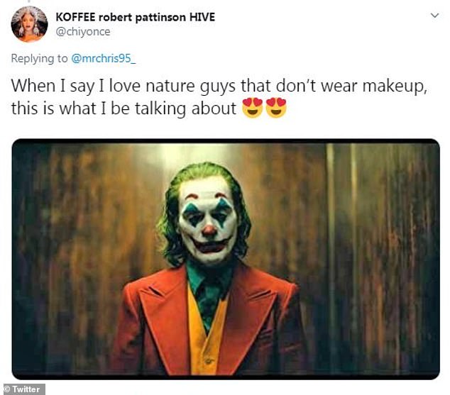 Clarification; Another person tried to figure out if he was being serious by asking if he likes women that wear makeup, but he responded: