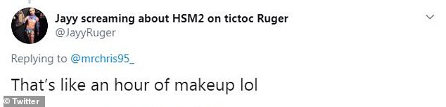 Clarification; Another person tried to figure out if he was being serious by asking if he likes women that wear makeup, but he responded: