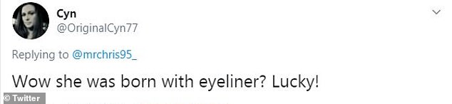 Seriously? Critics took to the comment section to point out that she is wearing a full face of makeup while slamming him for being so clueless