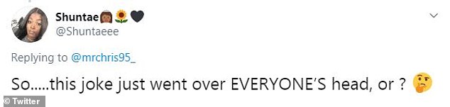 Clarification; Another person tried to figure out if he was being serious by asking if he likes women that wear makeup, but he responded: