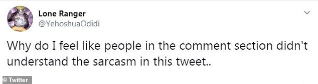Clarification; Another person tried to figure out if he was being serious by asking if he likes women that wear makeup, but he responded: