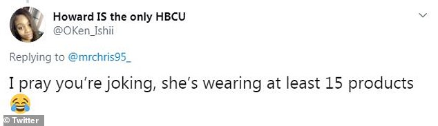 Say what? Christomy Christalin tweeted a photo of French Instagram model Rebecca Biangue, saying this is what he means when says he loves