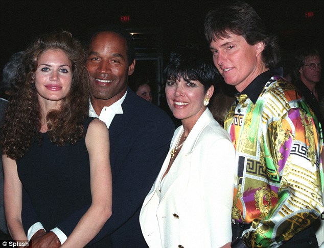 VIPs: At the same 1993 event, Bruce and Kris spent time with O.J. Simpson and former girlfriend Paula Barbieri