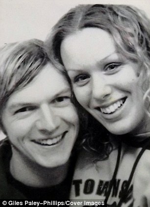 The series of pictures chart their relationship from a beaming couple in the first flushes of love to a happy family of four