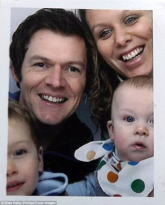 2009: Giles said of this family snap: 