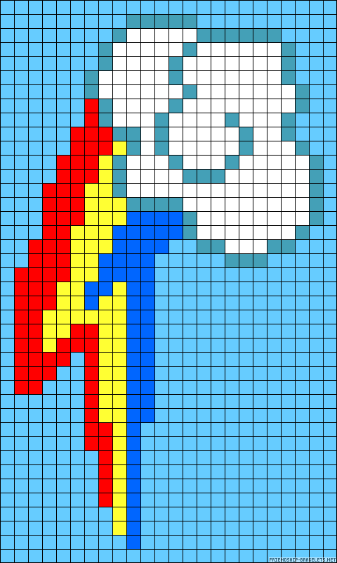 Рисунки пони рисунки по клеточкам