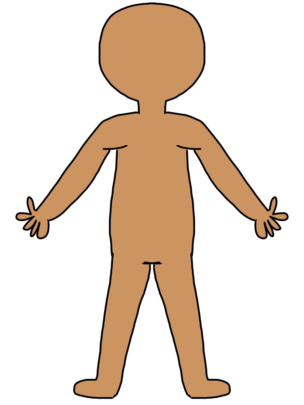 Картинка тело без головы