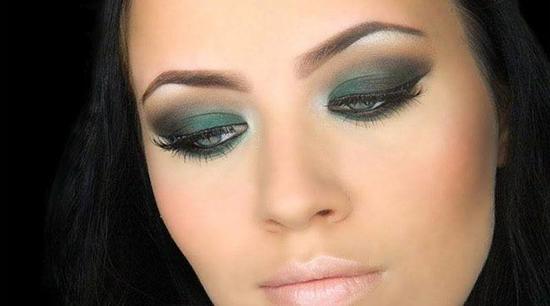 Вечерний макияж для зелёных глаз фото Вечерний макияж для зелёных глаз фото