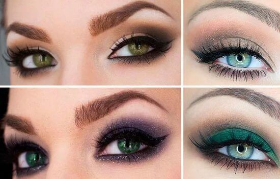 Вечерний макияж для зелёных глаз фото Вечерний макияж для зелёных глаз фото