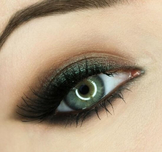 Вечерний макияж для зелёных глаз фото Вечерний макияж для зелёных глаз фото