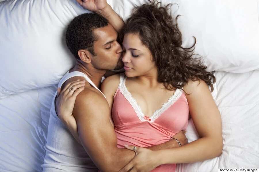 Couple in bed Couple in bed