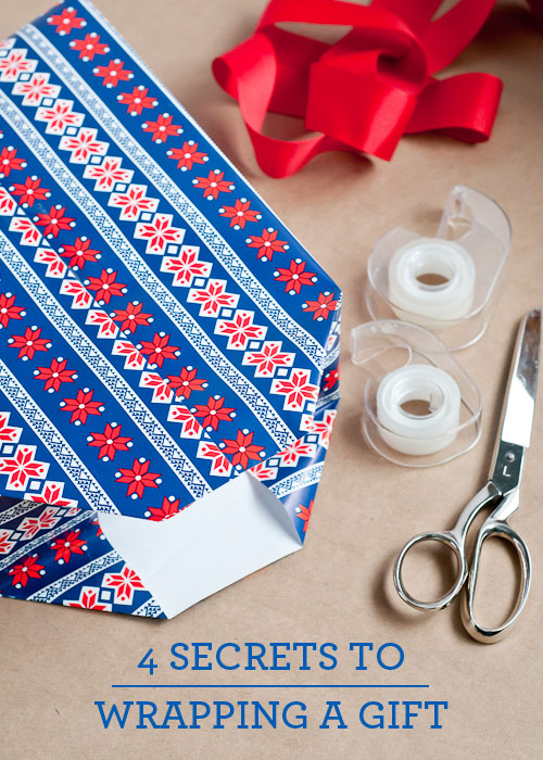 gift wrapping 101 - easy tutorial 