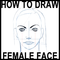 Drawing the Female Head in the Correct Proportions