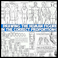 Proportions of the Human Figure : How to Draw the Human Figure in the Correct Proportions 