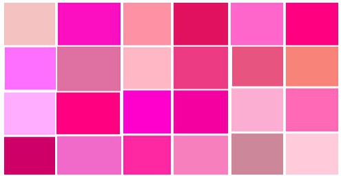 какой цвет сочетается с розовым