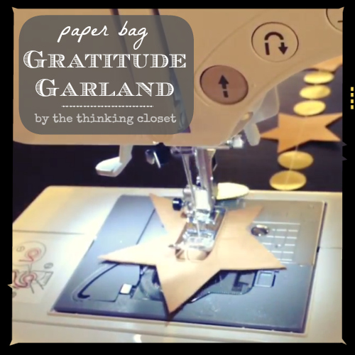 Paper Bag Gratitude Garland 
