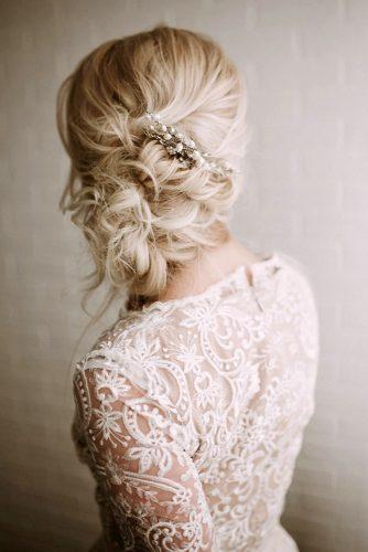 classical wedding hairstyles airy side updo on blonde thin hair kelsie emm photography