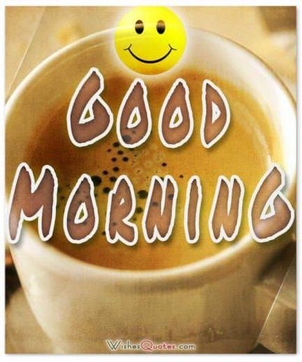 good morning smily face - Good morning messages, quotes and images