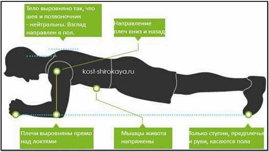 Если делать планку каждый день какой будет результат до и после фото