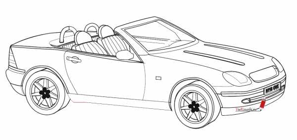 Нарисовать автомобиль карандашом