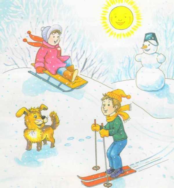 Картинки зима для детского сада картинки