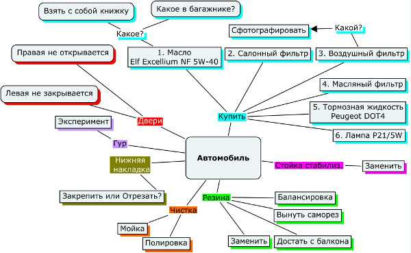 Ментальная карта социальные права