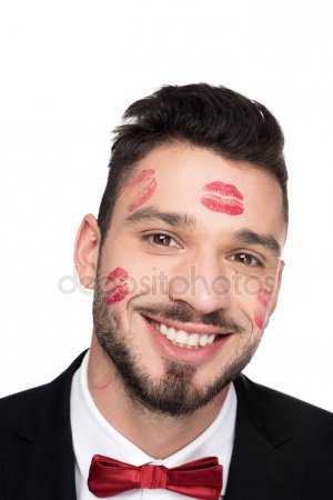 Прикольное фото парень с большими губами для поцелуев