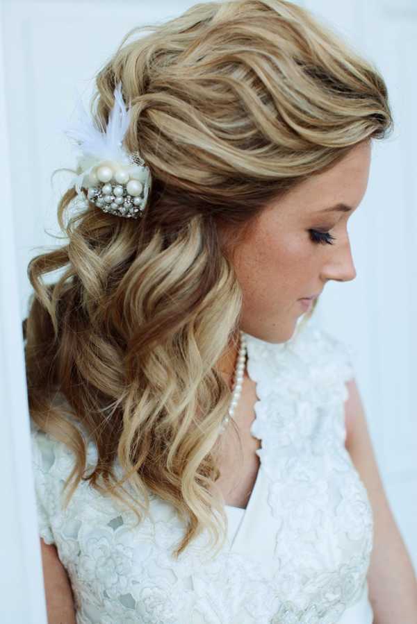 Свадебные прически фото для невесты на средние волосы фото