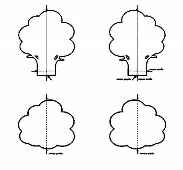 Шаблоны дерева для вырезания из бумаги распечатать картинки