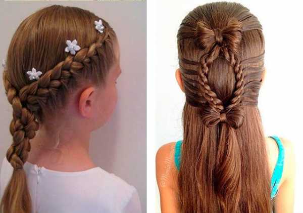 Как заплести косички девочке на средние волосы пошаговое фото для начинающих в домашних условиях